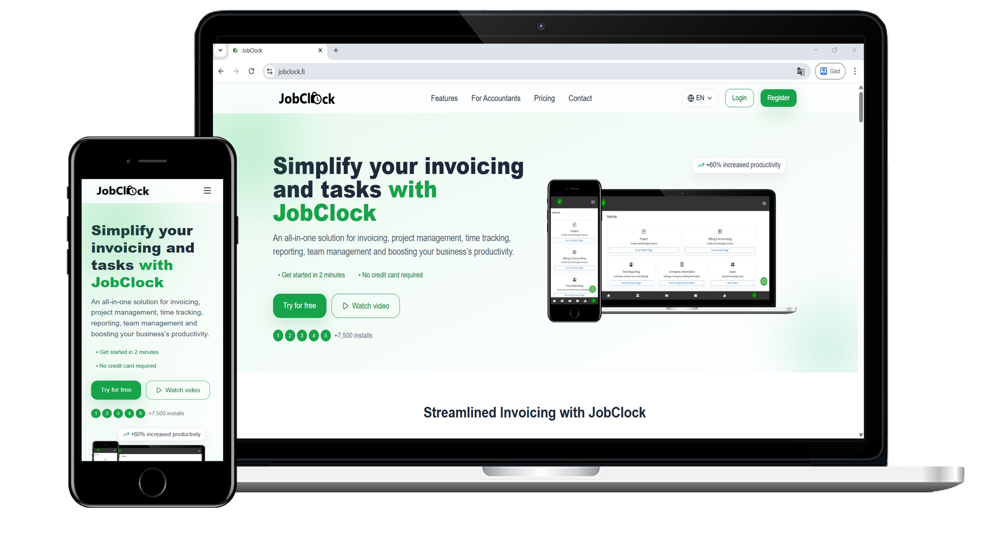 JobClock project